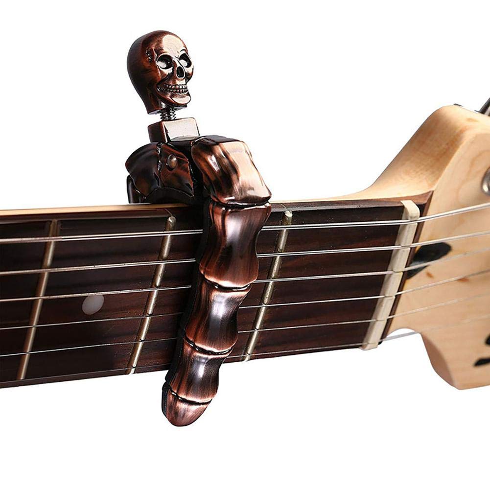 Musical Instrument Art - Guitar Capo Skull Capo for Acoustic