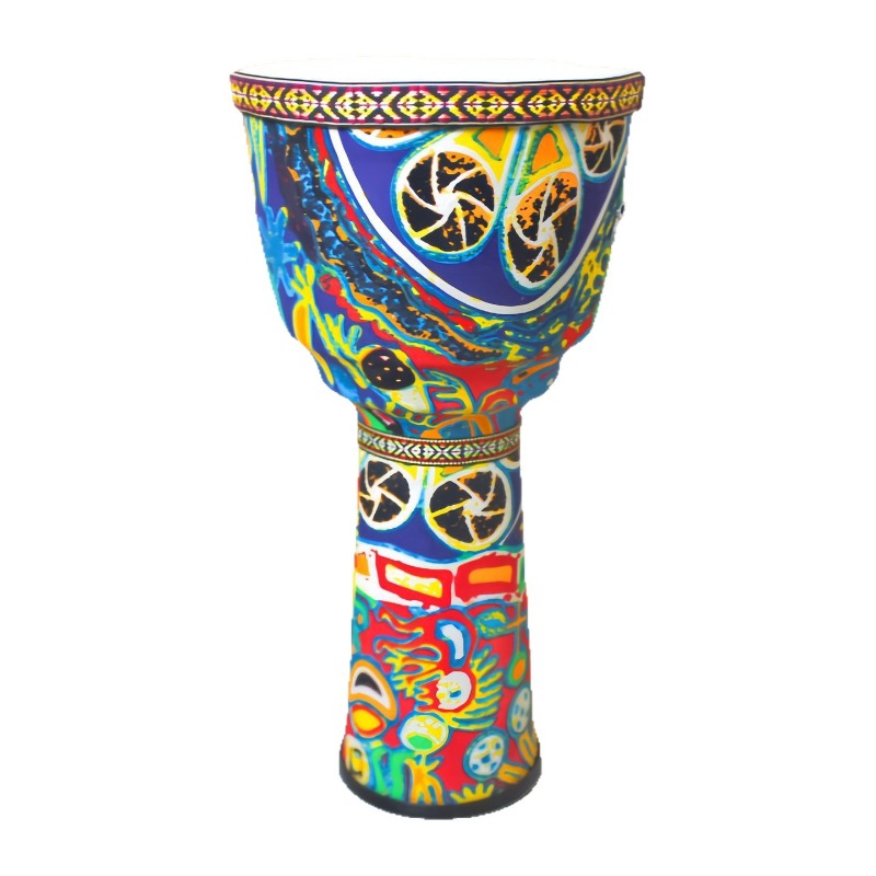 Musical Instrument Art - 10 Inch Djembe Drum Large Adult