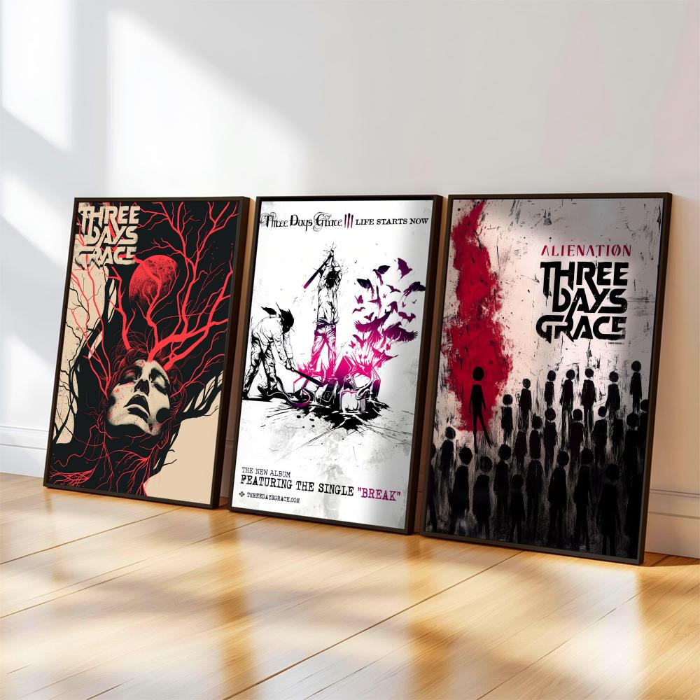 Musical Instrument Painting - Three D-Days G-Grace Poster Music Album