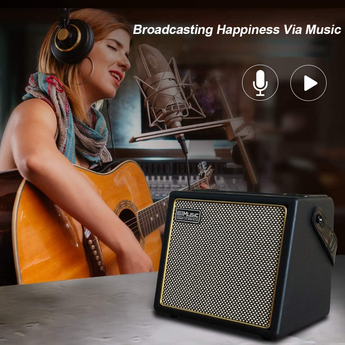 Musical Instrument Amplifier - Coolmusic BP Âm Mini Đàn Guitar