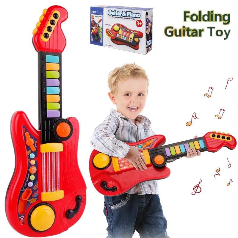 Musical Instrument Project - 2 In 1 Electric Kids Guitar