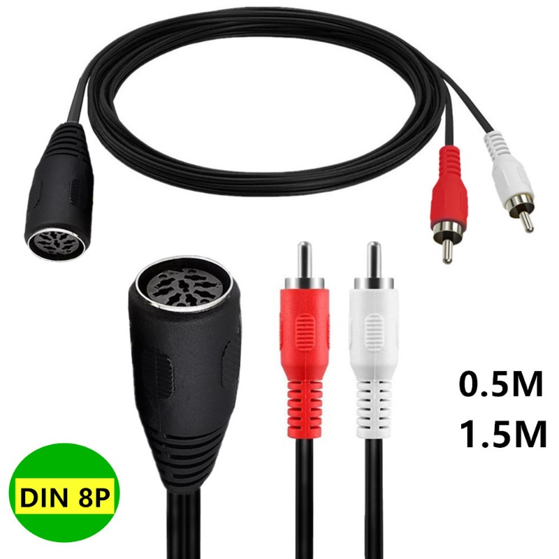 Large 8-core DIN 8PIN Female T - đánh giá và giá Musical Instrument Old