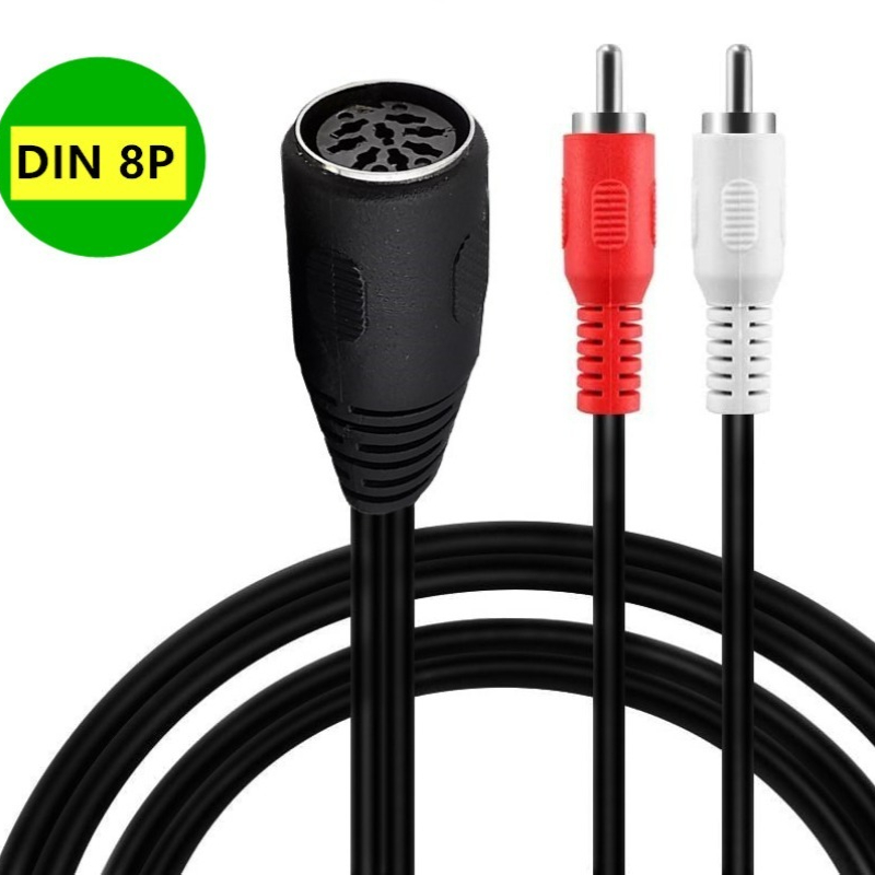 Large 8-core DIN 8PIN Female T - đánh giá và giá Musical Instrument Old