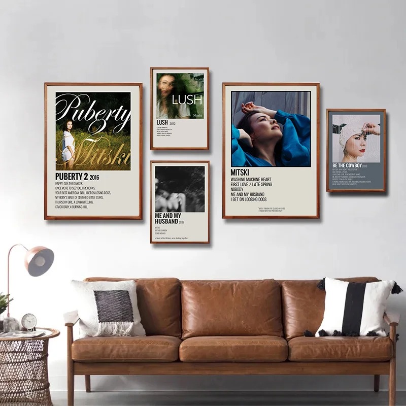 American Pop Singer MITSKI Art - đánh giá và giá Musical Instrument Painting