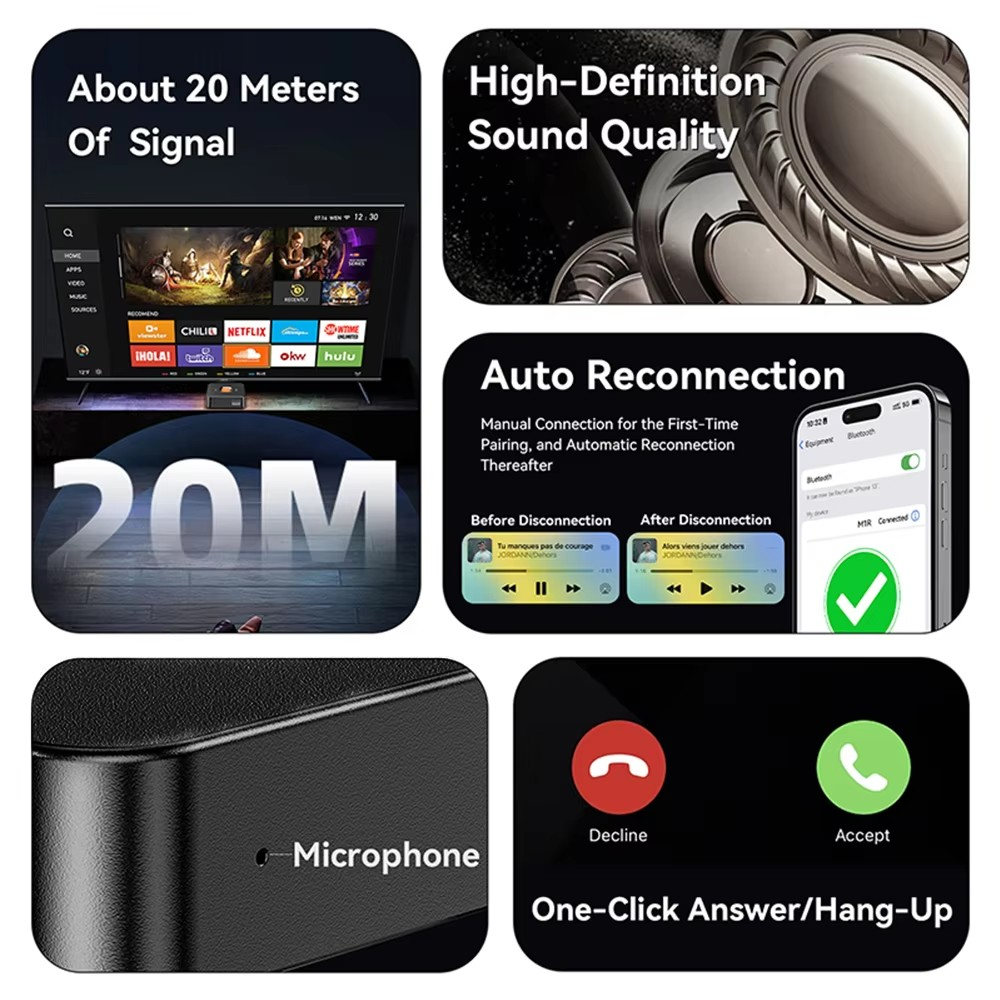 Bluetooth 6.0 Receiver 3.5mm A - đánh giá và giá Musical Instrument Amplifier
