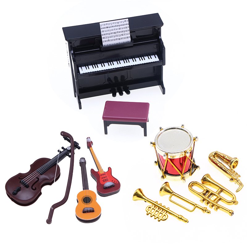 【M】1:12 Dollhouse Miniature Cl - đánh giá và giá Musical Instrument Project