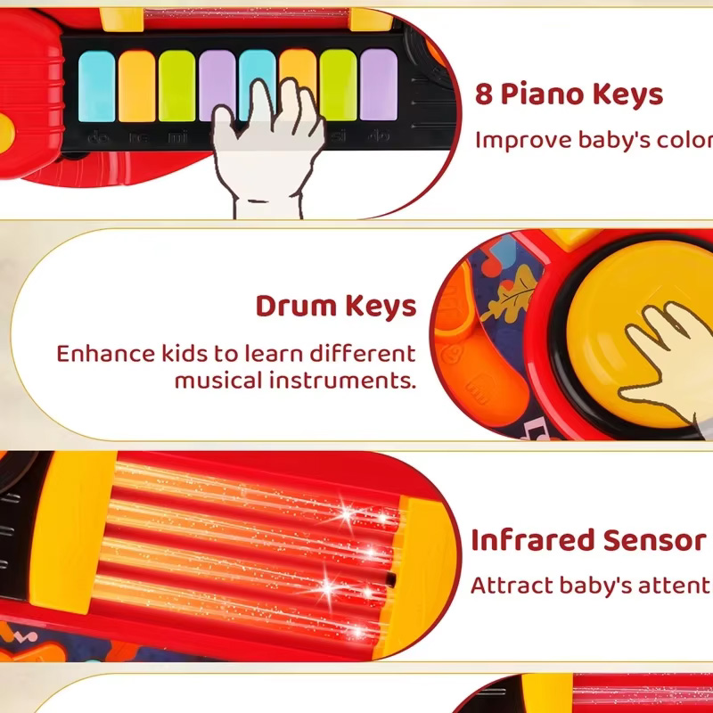 2 In 1 Electric Kids Guitar To - đánh giá và giá Musical Instrument Project