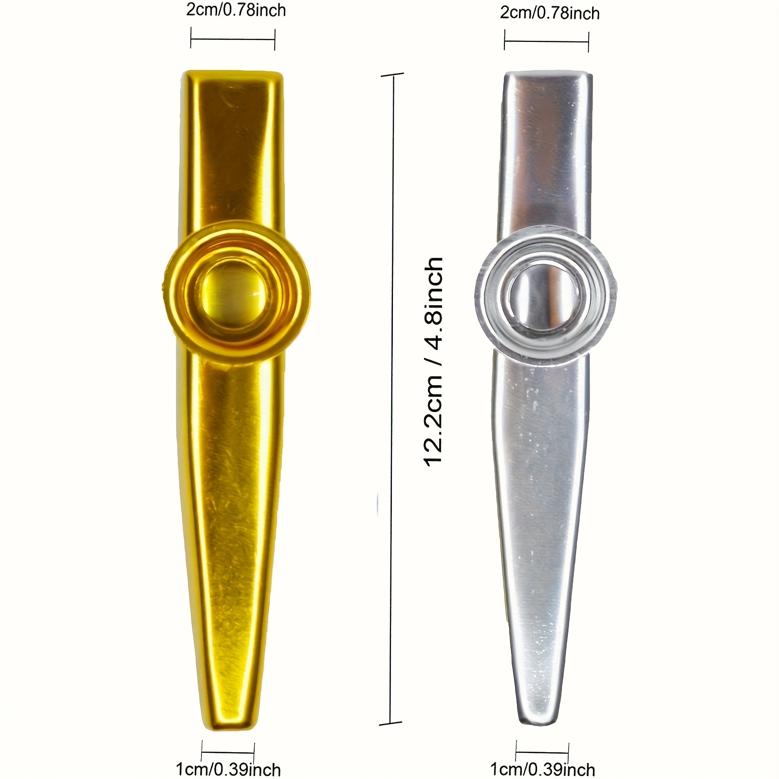 7pcs Metal Kazoos Simple Desig - đánh giá và giá Musical Instrument Art