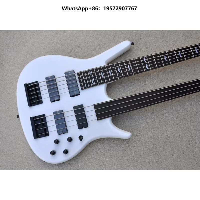 Double Neck 4+5 Strings Electr - đánh giá và giá Bass Guitar Fretless