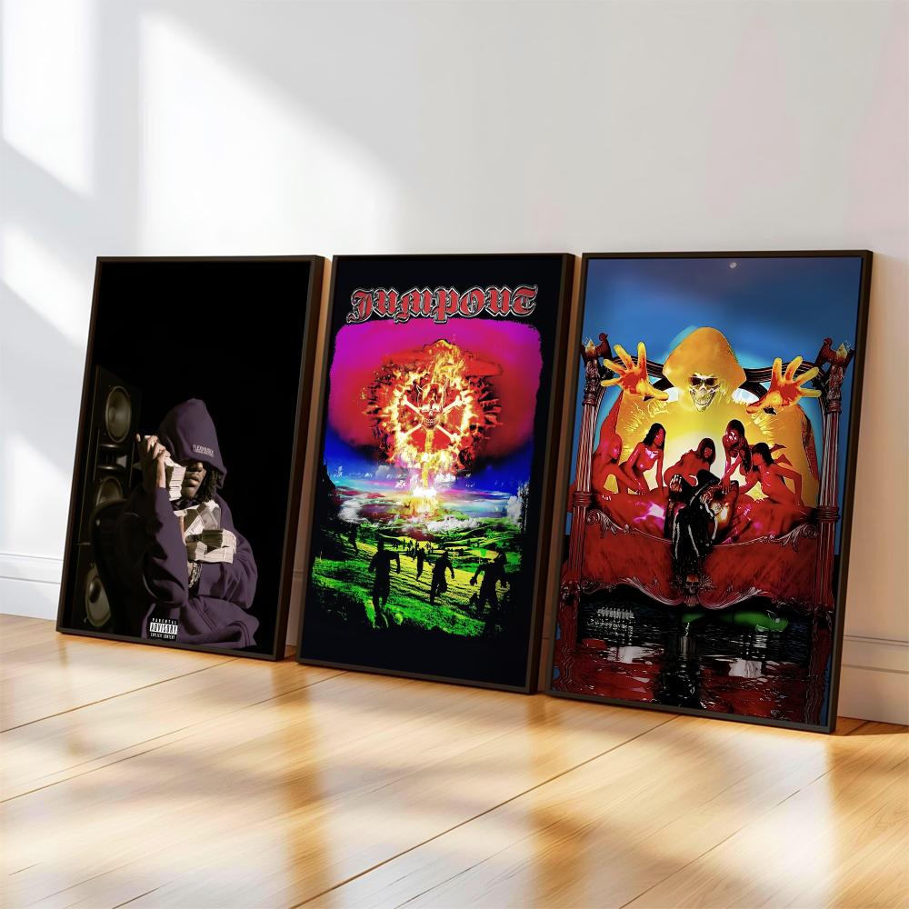 O-OsamaSon Jump Out Poster Mus - đánh giá và giá Musical Instrument Painting