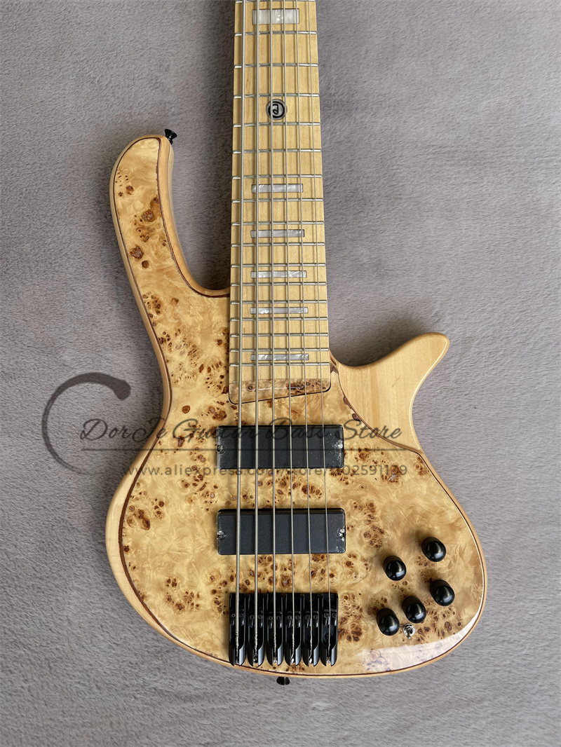 6 Strings Bass Guitar DeOl Bas - đánh giá và giá Bass Guitar Fretless