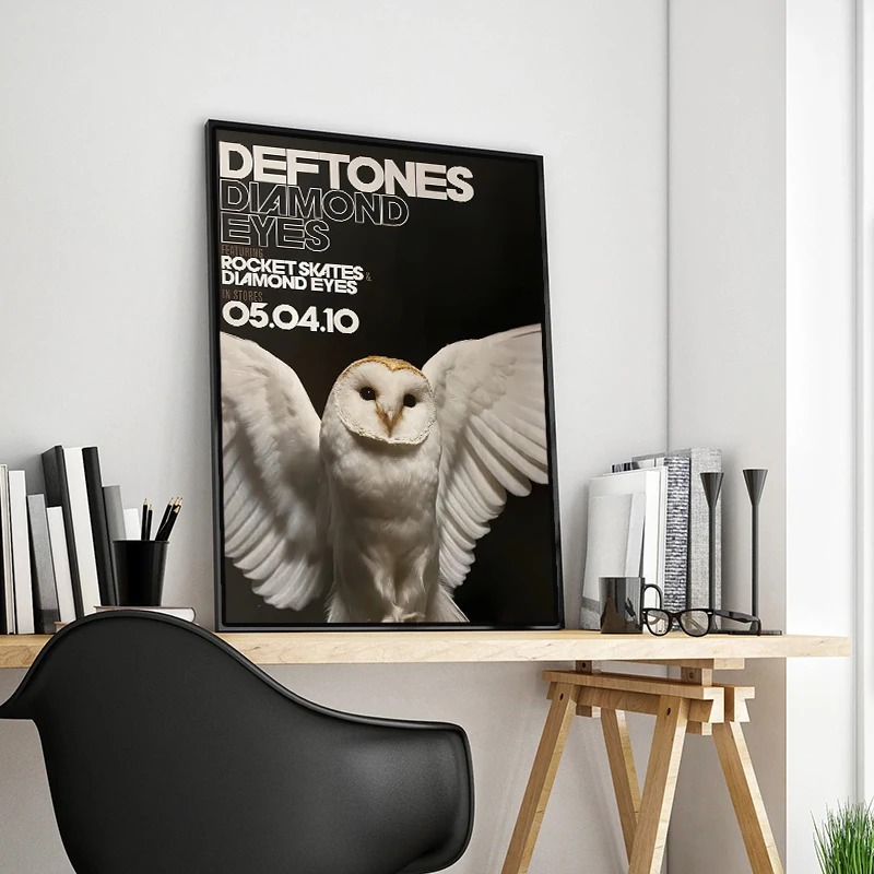 Retro Band Deftones Poster Aes - đánh giá và giá Musical Instrument Painting