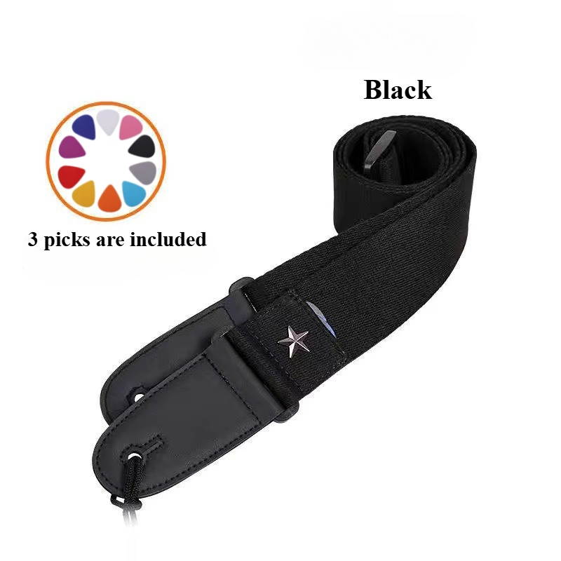 Embroidered Cross Guitar Strap - đánh giá và giá Musical Instrument Art