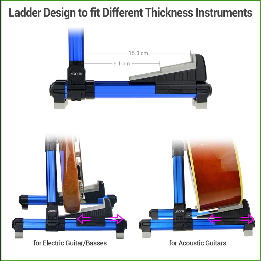 Foldable Aluminum Guitar Stand - đánh giá và giá Musical Instrument Art