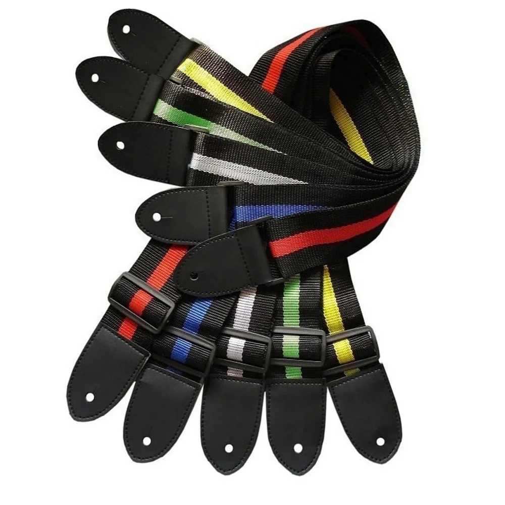 Guitar Strap Colourful Stripe  - đánh giá và giá Acoustic Guitar Dreadnought