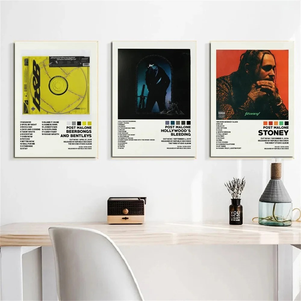 Post Malone Twelve Toothache B - đánh giá và giá Musical Instrument Painting