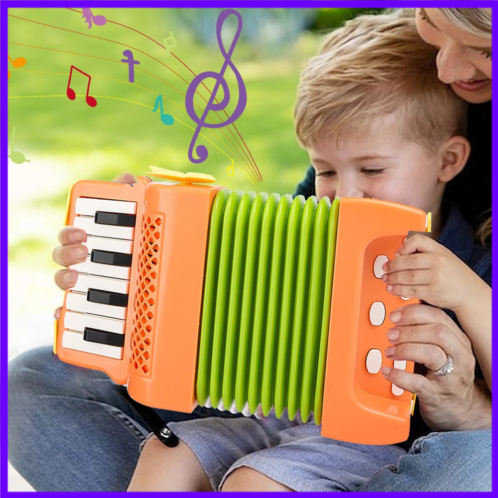 Kids Accordion Toy 10 Keys 8 B - đánh giá và giá Musical Instrument Project