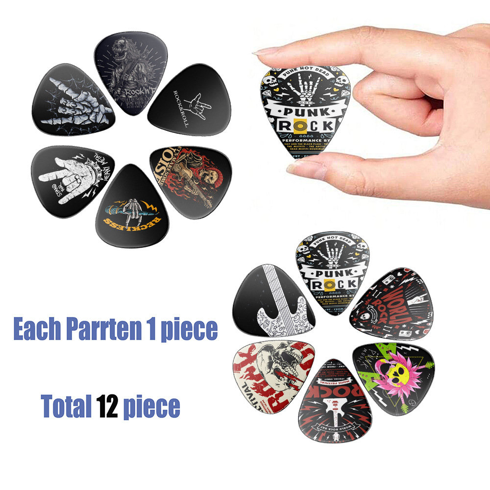 12 Pieces Guitar Picks 0.46mm  - đánh giá và giá Acoustic Guitar Dreadnought