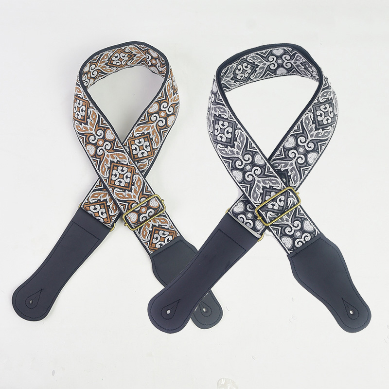 Guitar Strap Embroidered Print - đánh giá và giá Musical Instrument Art