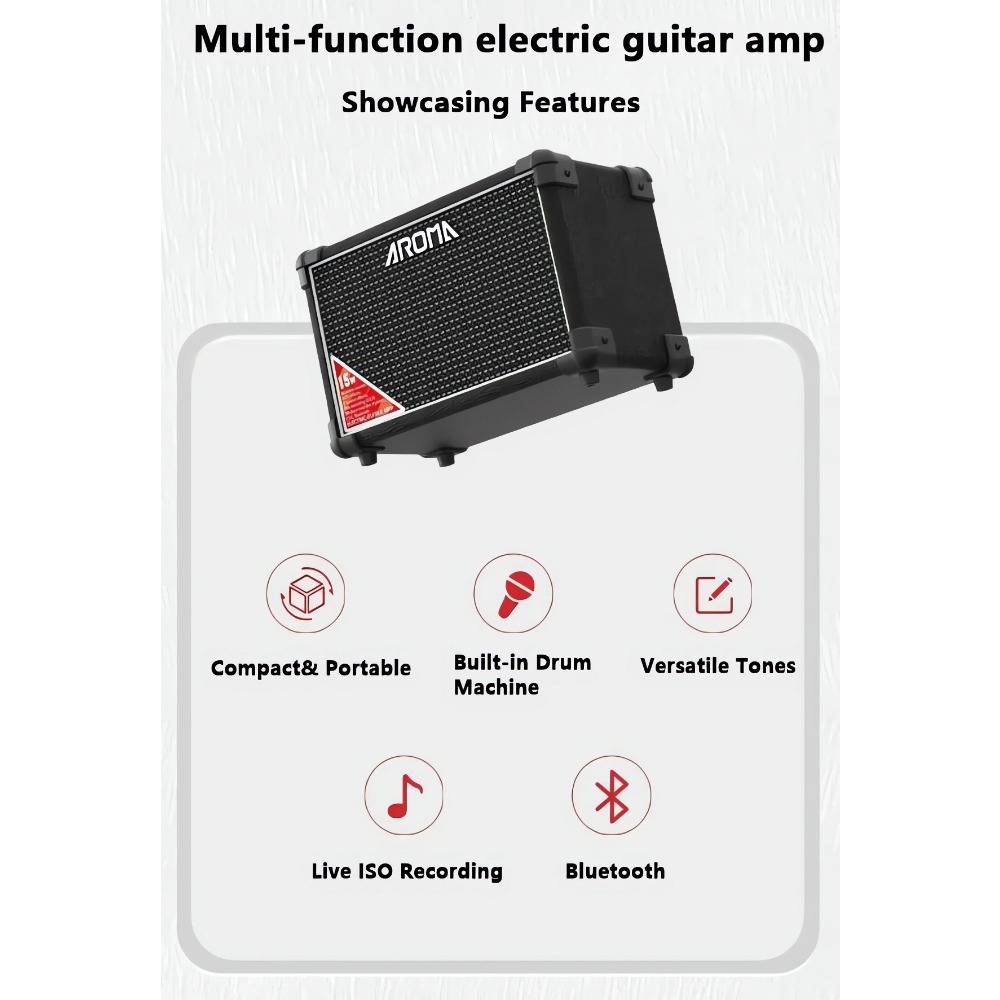 AROMA TM-15S 15W Portable Elec - đánh giá và giá Musical Instrument Amplifier