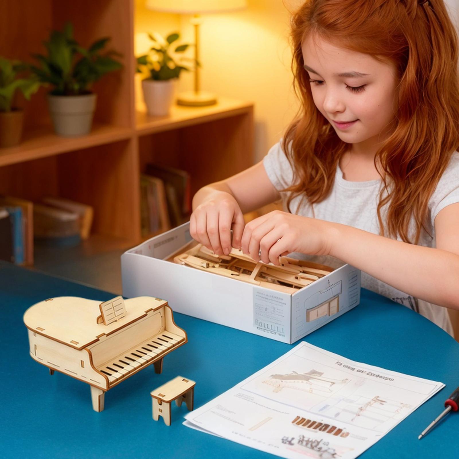 DIY Music Box Kit Wooden Instr - đánh giá và giá Musical Instrument Old